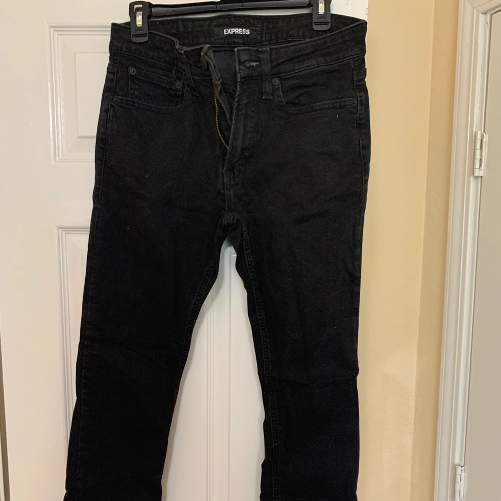 Express Black Slim Jeans
